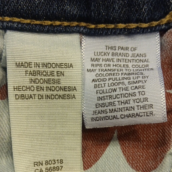 Lucky Brand Blue Straight Leg Jeans - Picture 9 of 9